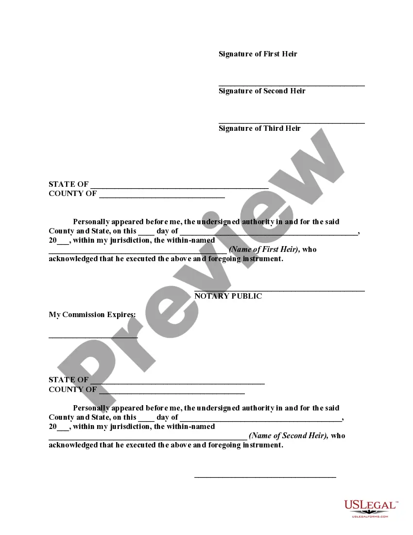 Get Agreement to Appoint Arbitrators as to Division of Estate Preview Agreement to Appoint Arbitrators as to Division of Estate