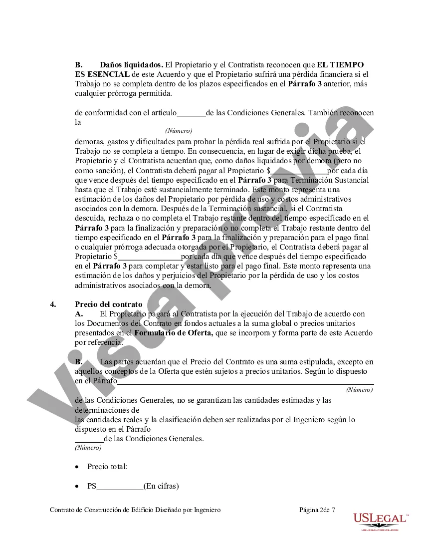 Preview Contrato de Construcción de Edificio Diseñado por un Ingeniero
