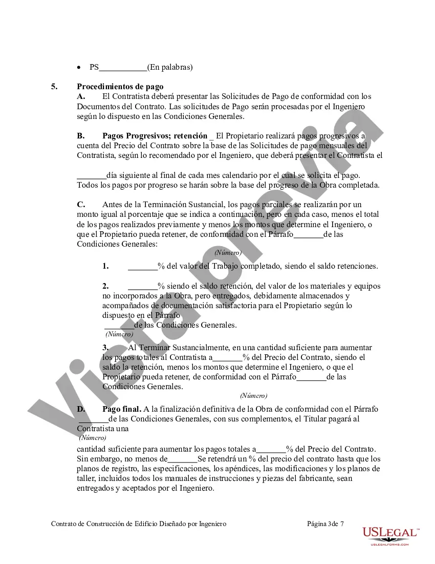 Preview Contrato de Construcción de Edificio Diseñado por un Ingeniero