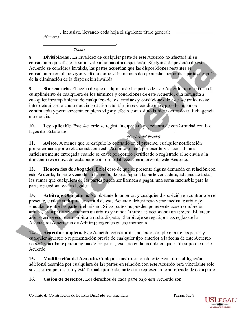 Preview Contrato de Construcción de Edificio Diseñado por un Ingeniero