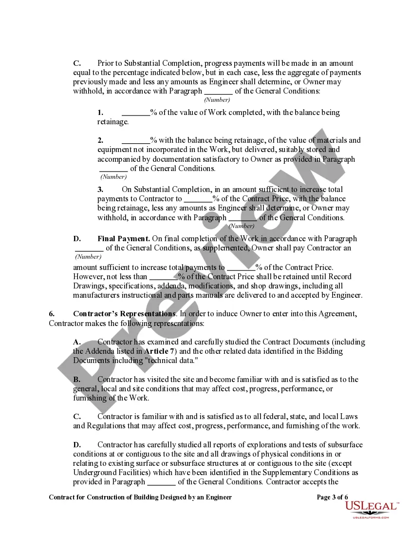 Get Contract for Construction of Building Designed by an Engineer Preview Contract for Construction of Building Designed by an Engineer