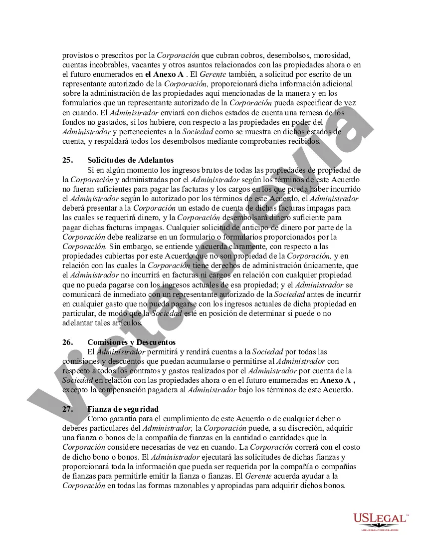 Preview Acuerdo de administración de propiedades con respecto a edificios múltiples