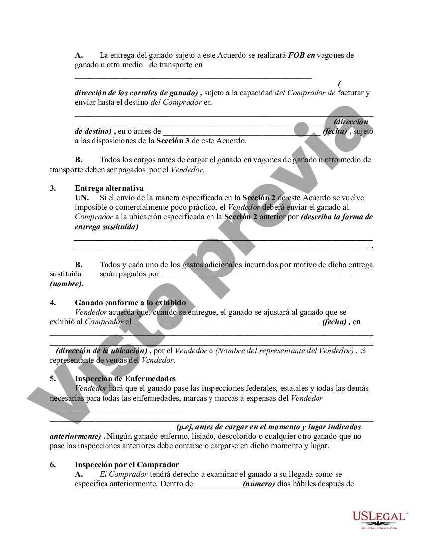 Preview Acuerdo de Compra y Venta de Ganado