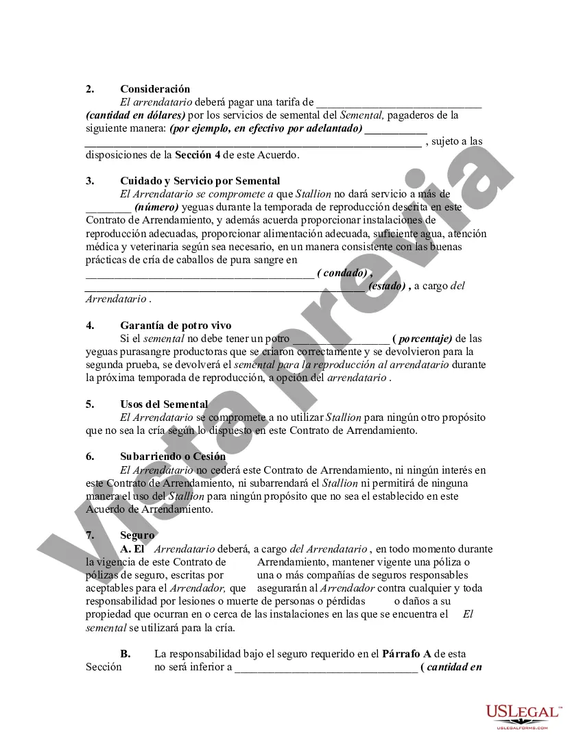 Preview Arriendo de Semental para Servicios de Cría