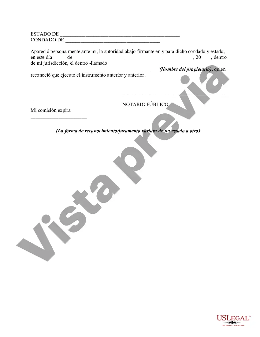 Preview Aviso de gravamen del criador