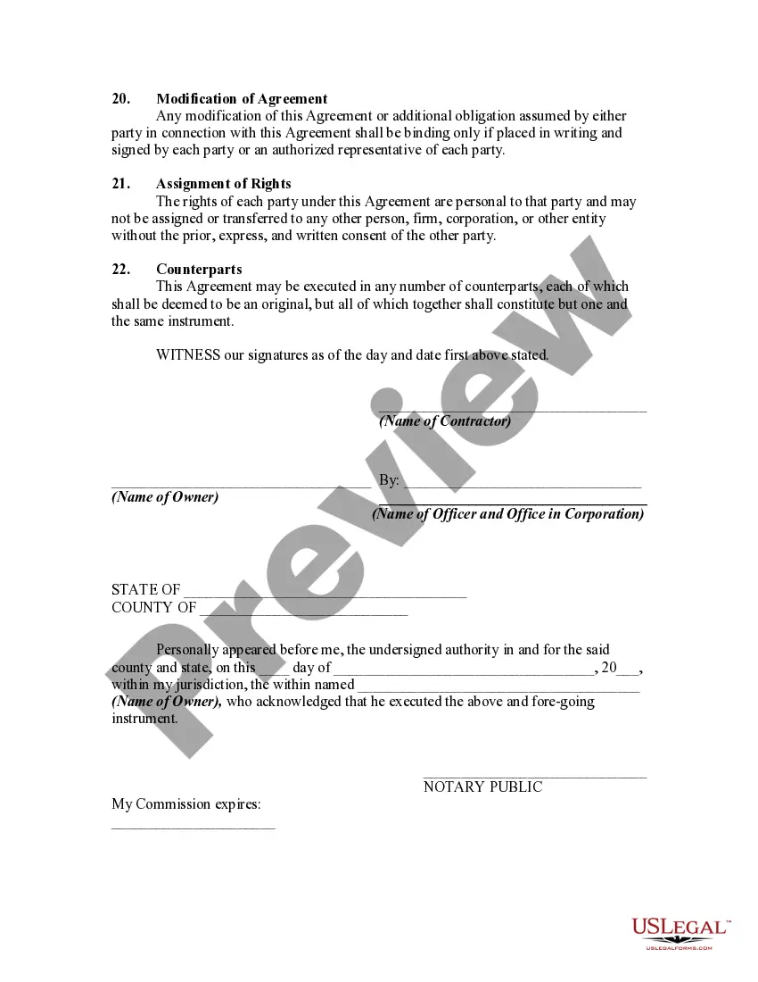 Get Contract for Cultivation of Soil Between Landowner and Self-Employed Independent Contractor Preview Contract for Cultivation of Soil Between Landowner and Self-Employed Independent Contractor