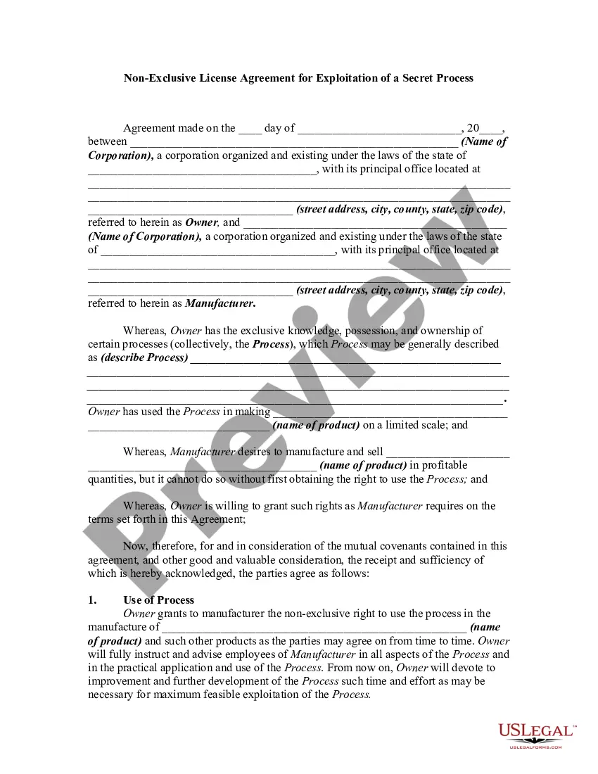 Difference Between Exclusive And Non Exclusive US Legal Forms