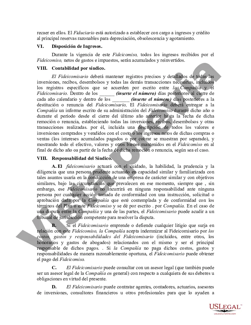 Preview Fideicomiso de compensación diferida no calificada para el beneficio de empleados ejecutivos: un fideicomiso de rabino