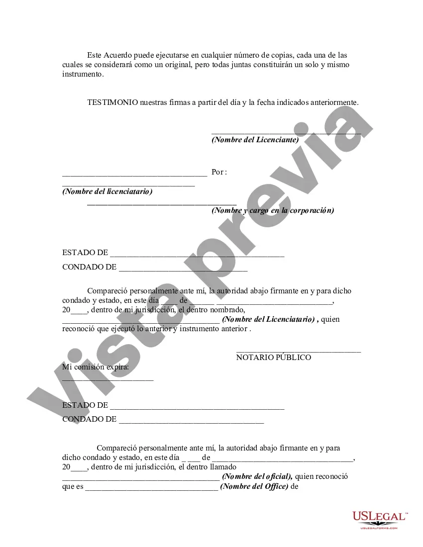 Preview Acuerdo de licencia para amarrar barcos