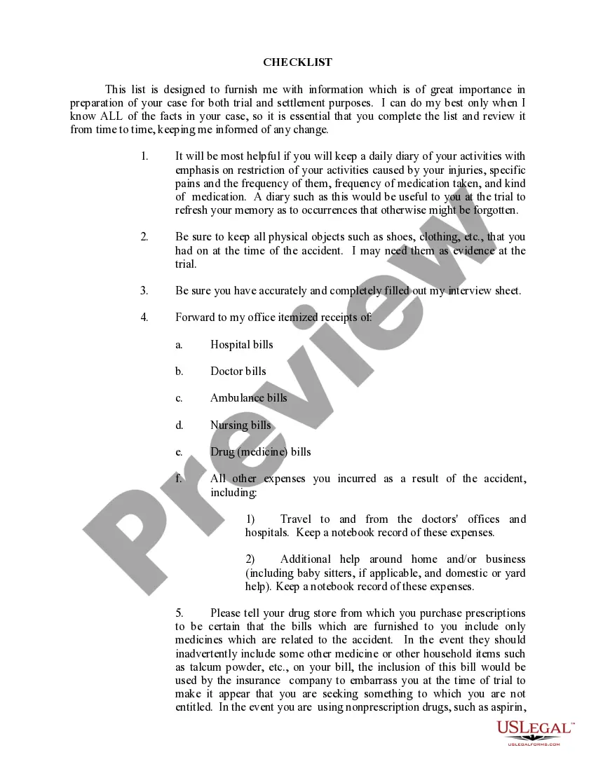 Get Instructions to Clients with Checklist - Long Preview Instructions to Clients with Checklist - Long