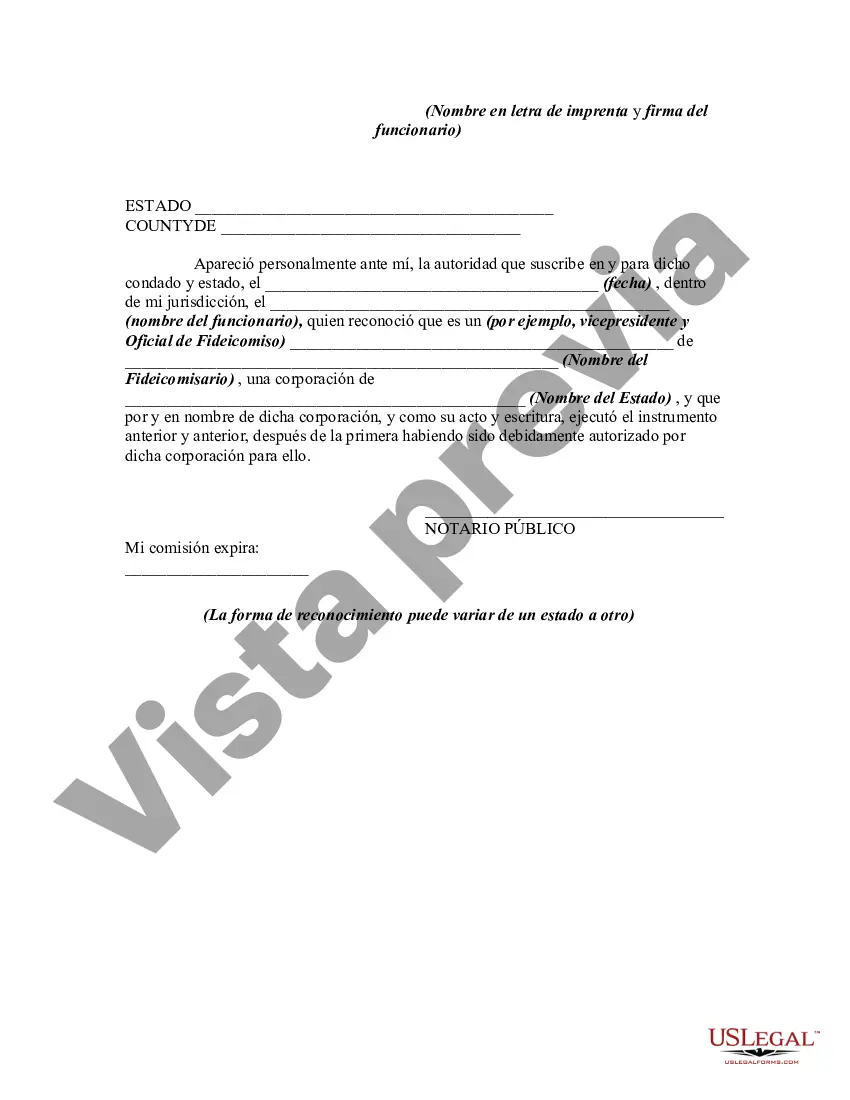 Preview Modificación al Contrato de Fideicomiso para Retirar Bienes del Fideicomiso Inter Vivos y Consentimiento del Fideicomisario