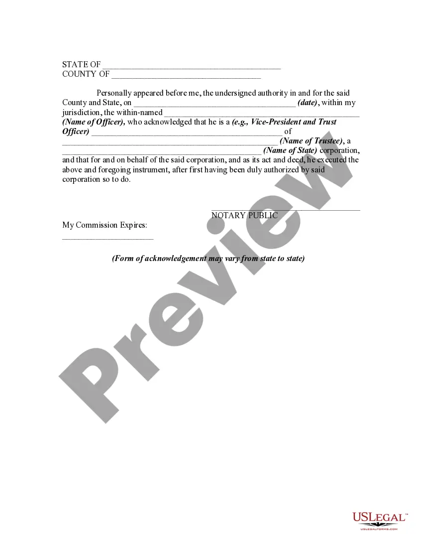 Get Amendment to Trust Agreement in Order to Withdraw Property from Inter Vivos Trust and Consent of Trustee Preview Amendment to Trust Agreement in Order to Withdraw Property from Inter Vivos Trust and Consent of Trustee