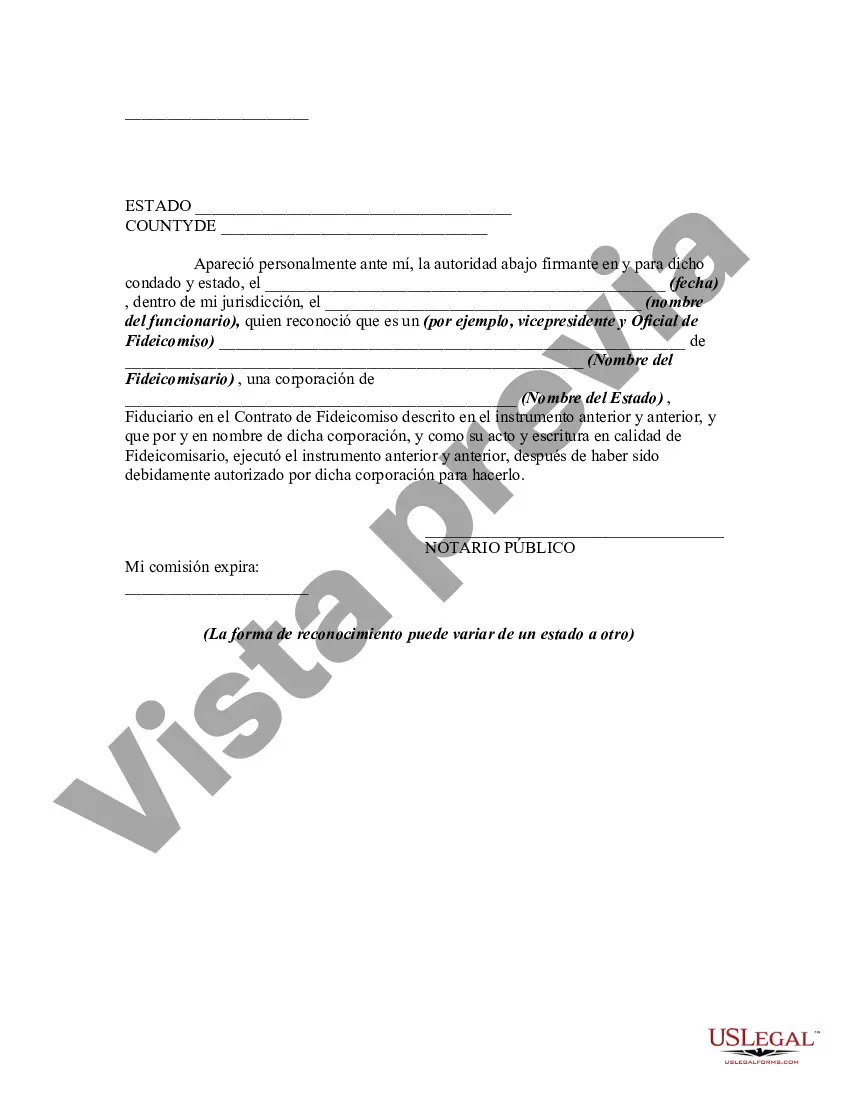 Preview Acuerdo para Extender la Duración o Plazo de un Fideicomiso