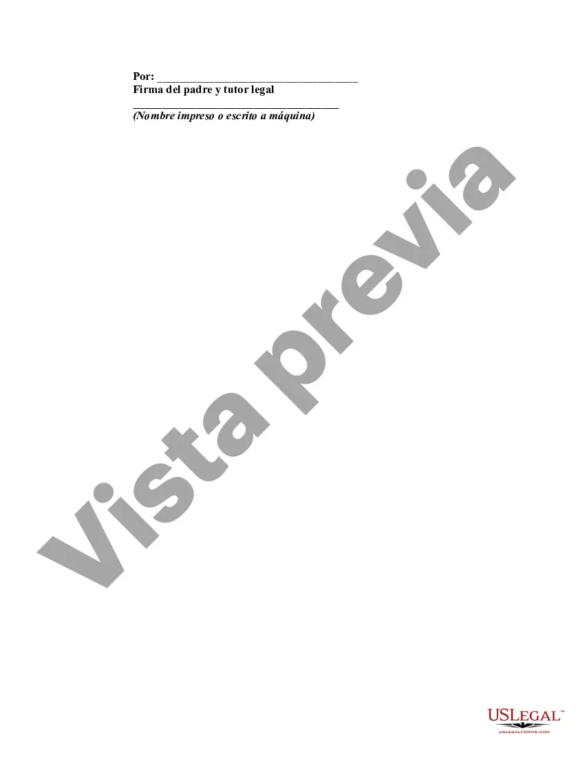Preview Liberación del arrendador, exención de responsabilidad y asunción de todos los riesgos de lesiones corporales personales con respecto al uso de la piscina ubicada en la propiedad del arrendador en el complejo de apartamentos: el arrendatario tiene un hijo o hijos
