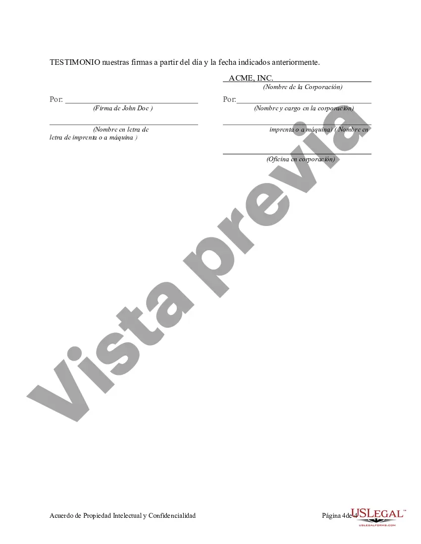 Preview Acuerdo de Propiedad Intelectual y Confidencialidad