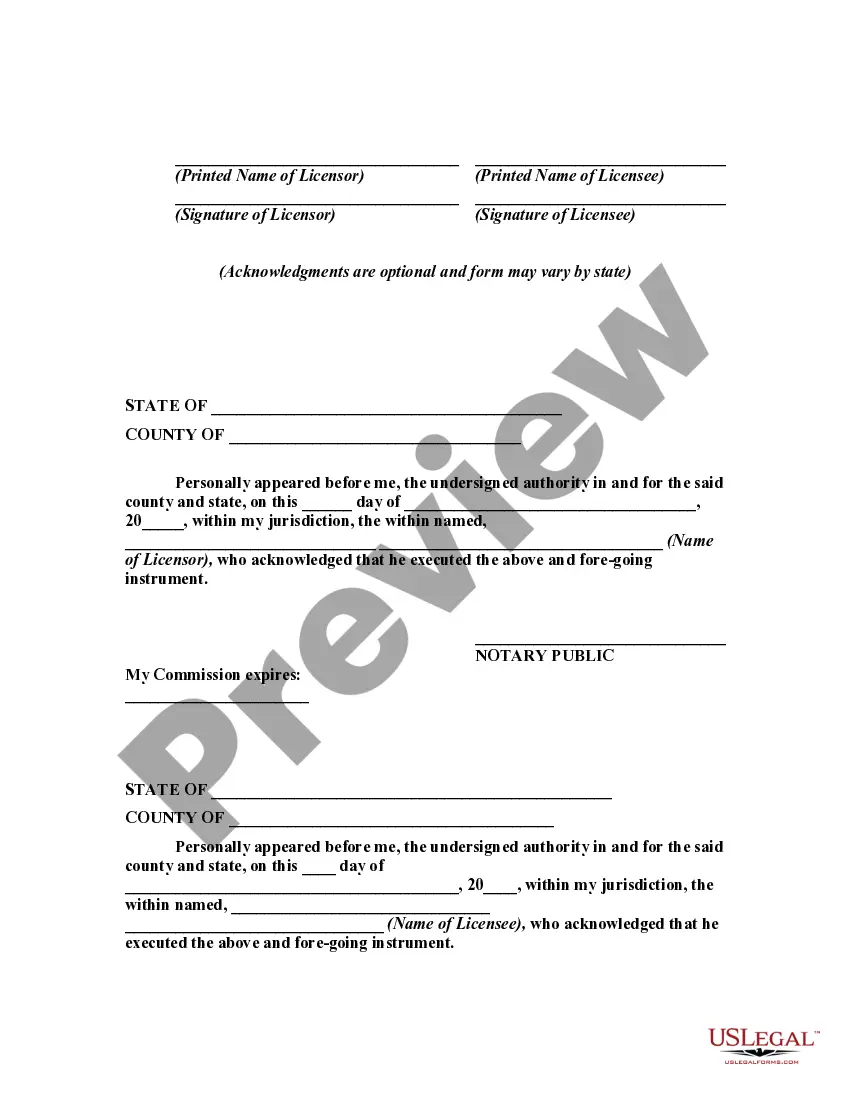 Get License to Use of Land for Camping or Other Temporary Living Quarters Preview License to Use of Land for Camping or Other Temporary Living Quarters