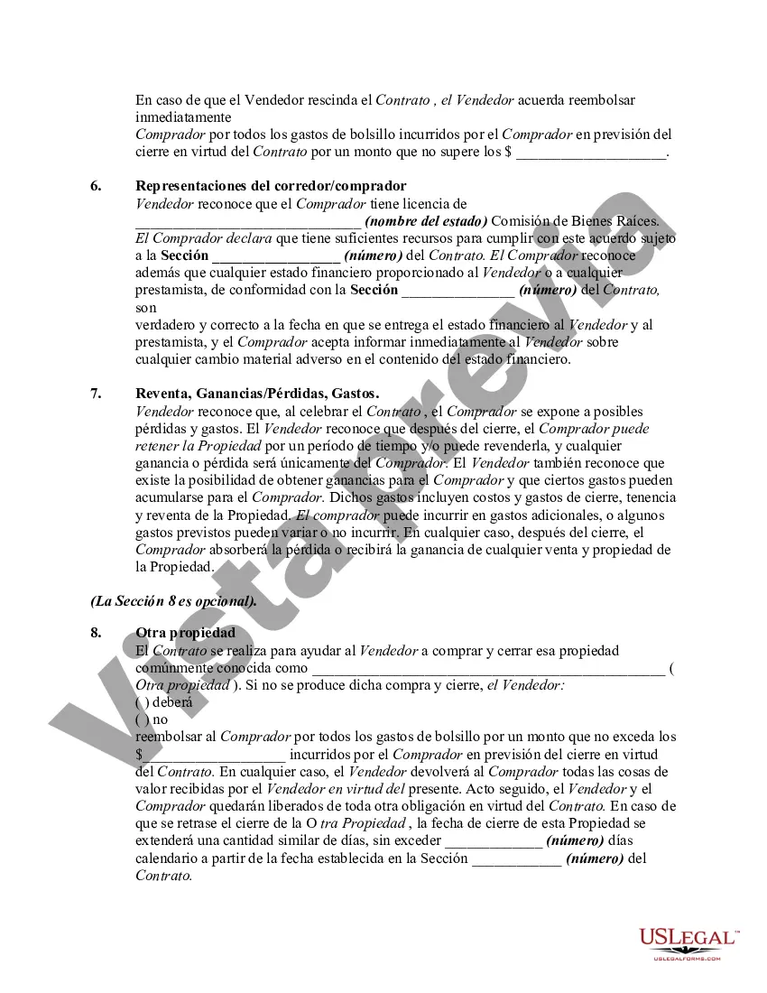 Preview Anexo de compra y precio del corredor de bienes raíces al contrato de compra y venta de bienes raíces