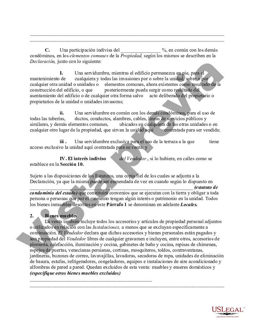 Preview Contrato de Compraventa de Unidad en Condominio