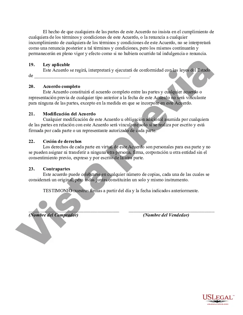 Preview Contrato de Compraventa de Unidad en Condominio