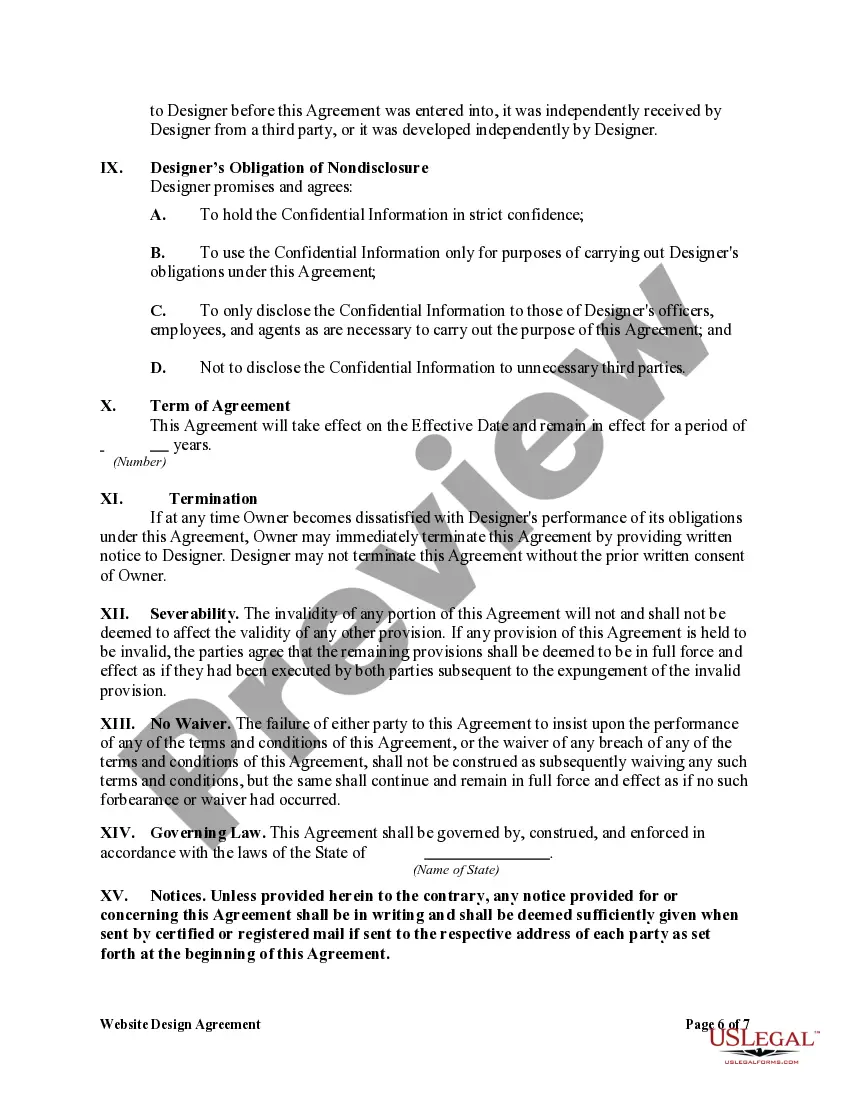 Get Website Design Agreement Preview Website Design Agreement