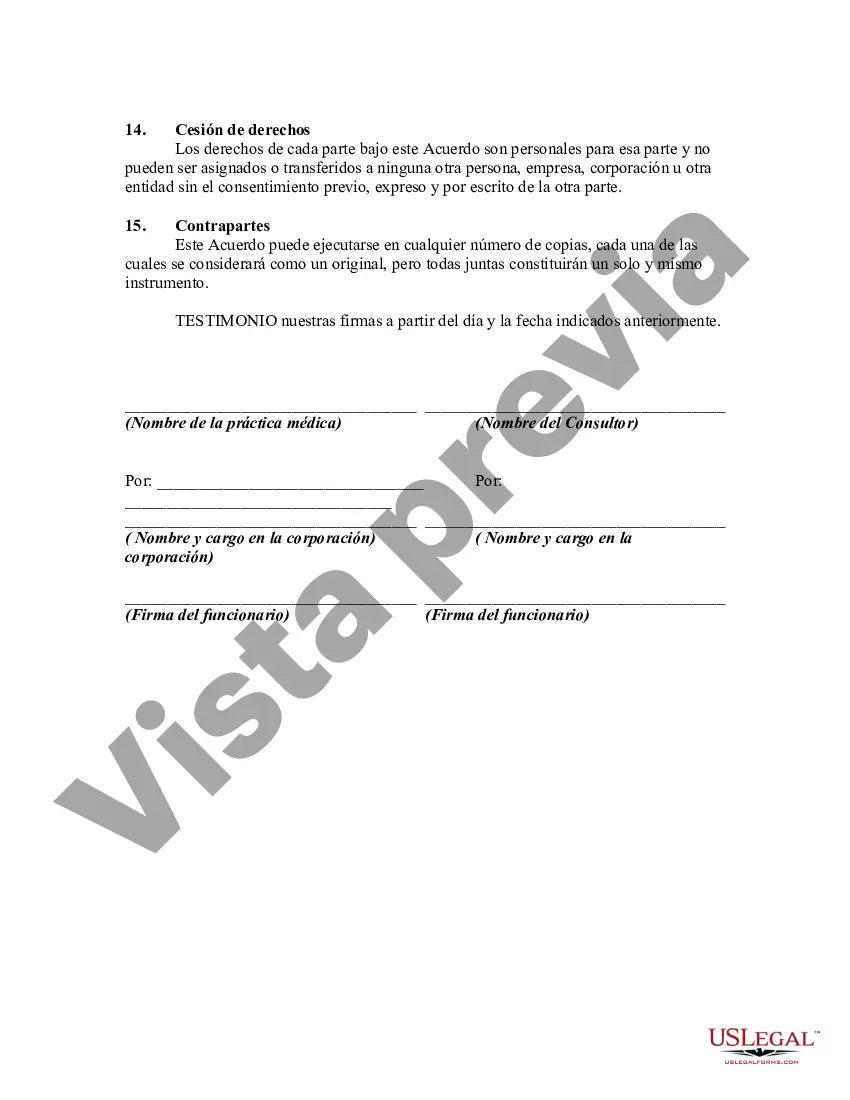 Preview Consultor de administración de oficinas y acuerdo de mercadeo con prácticas médicas y dentales