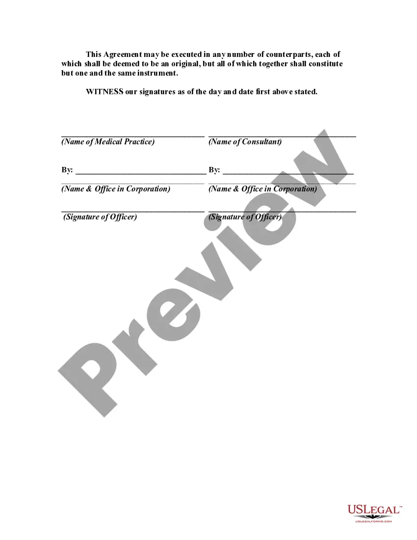 Preview Office Management Consultant and Marketing Agreement with Medical and Dental Practices