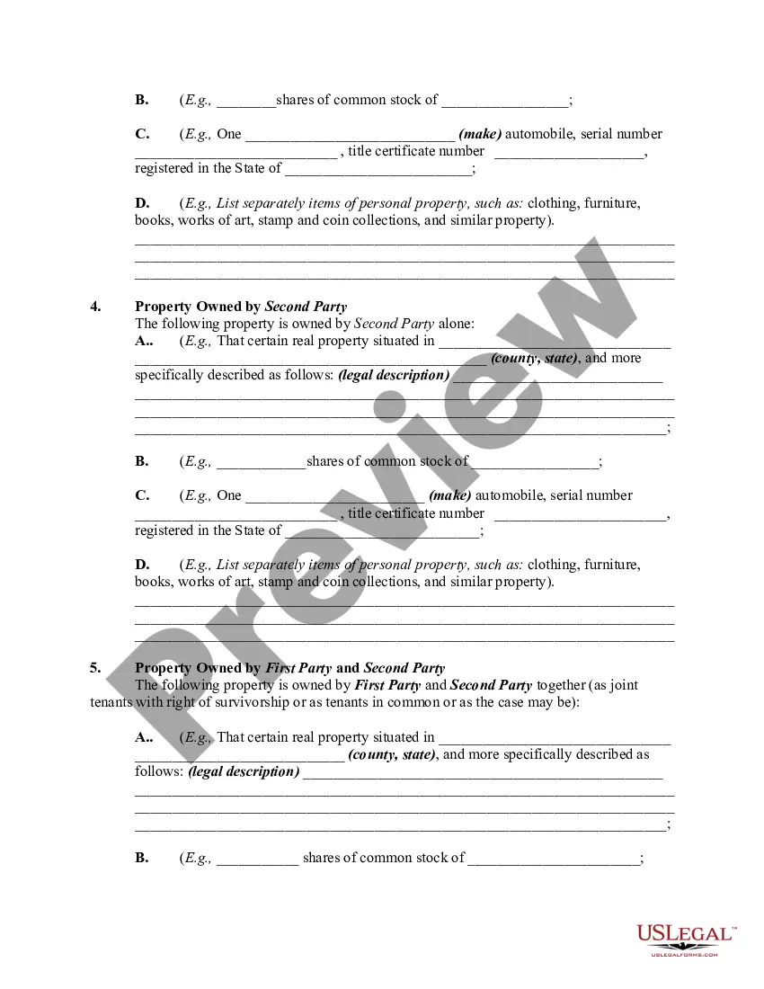 Domestic or Same Sex Partnership Dissolution and Property Settlement - Same  Sex Partnership | US Legal Forms