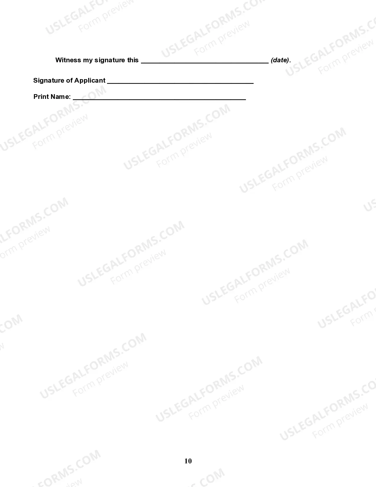 Preview Employment Application for a Health Care Organization