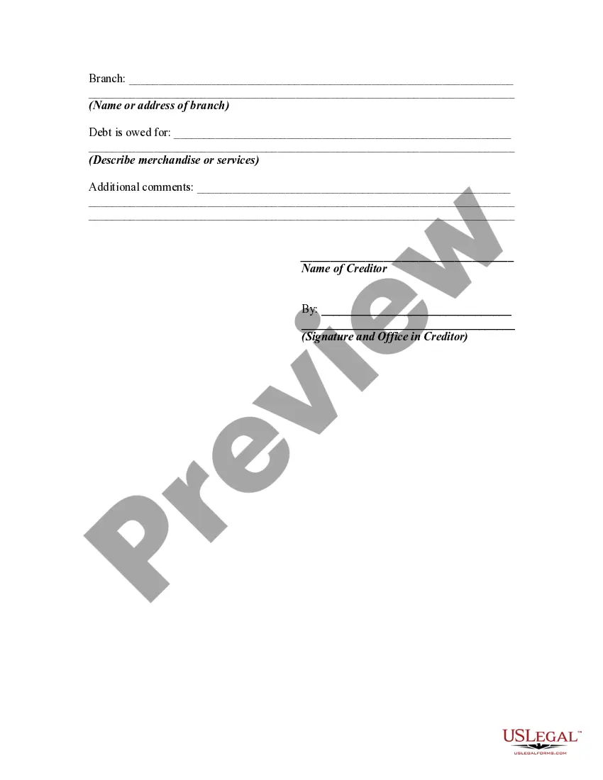 Get Standardized Form for Referral of Claim for Collection Preview Standardized Form for Referral of Claim for Collection
