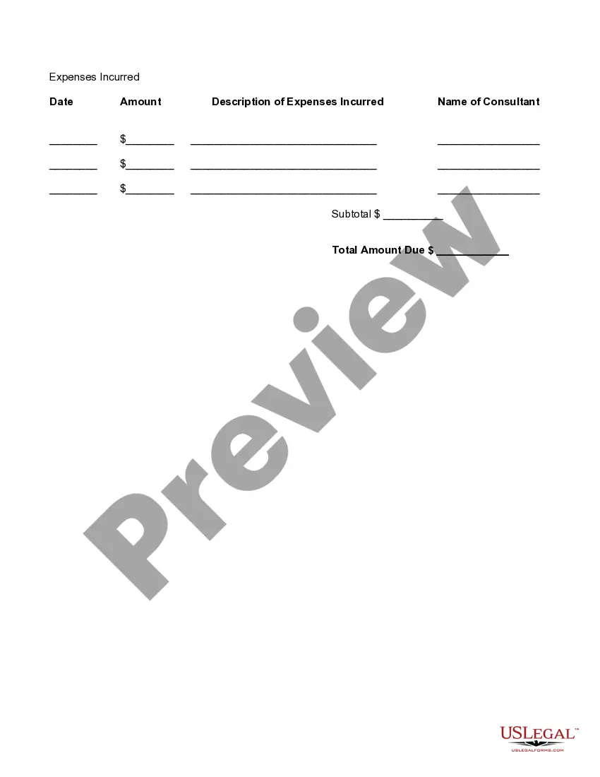 Get Detailed Consultant Invoice Preview Detailed Consultant Invoice