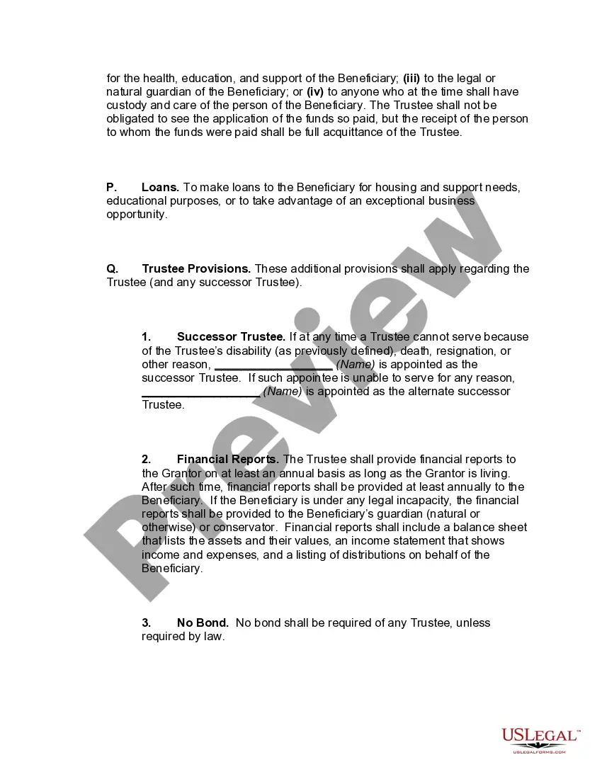 Preview College Education Trust Agreement