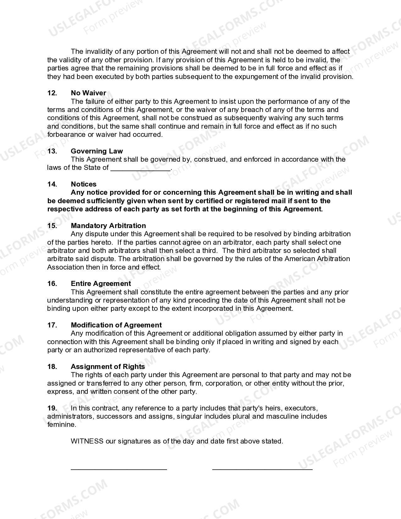 North Carolina Owner Financing Contract for Car Owner Financing Car