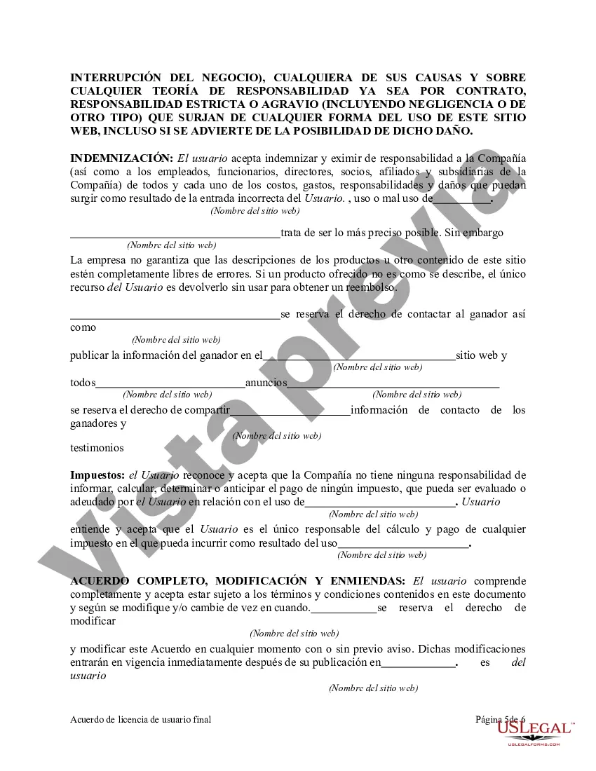 Preview Acuerdo de licencia de usuario final (un contrato electrónico)