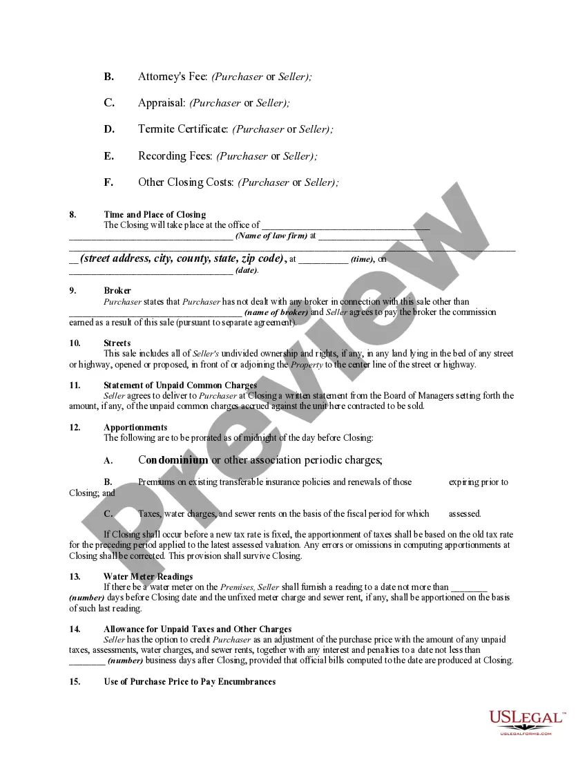 Get Agreement for the Sale and Purchase of a Condominium Unit in a Mixed Use Development Building Preview Agreement for the Sale and Purchase of a Condominium Unit in a Mixed Use Development Building