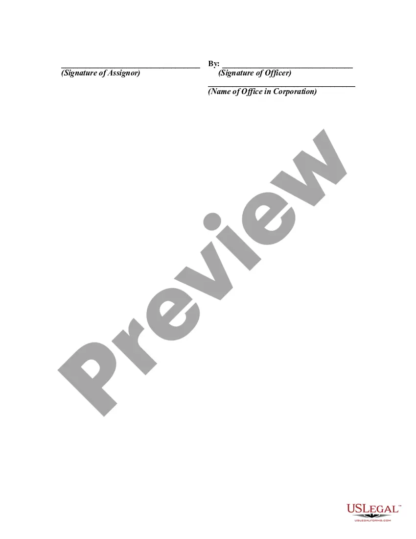 Preview Assignment of Contract with Covenant of Assignee to Perform