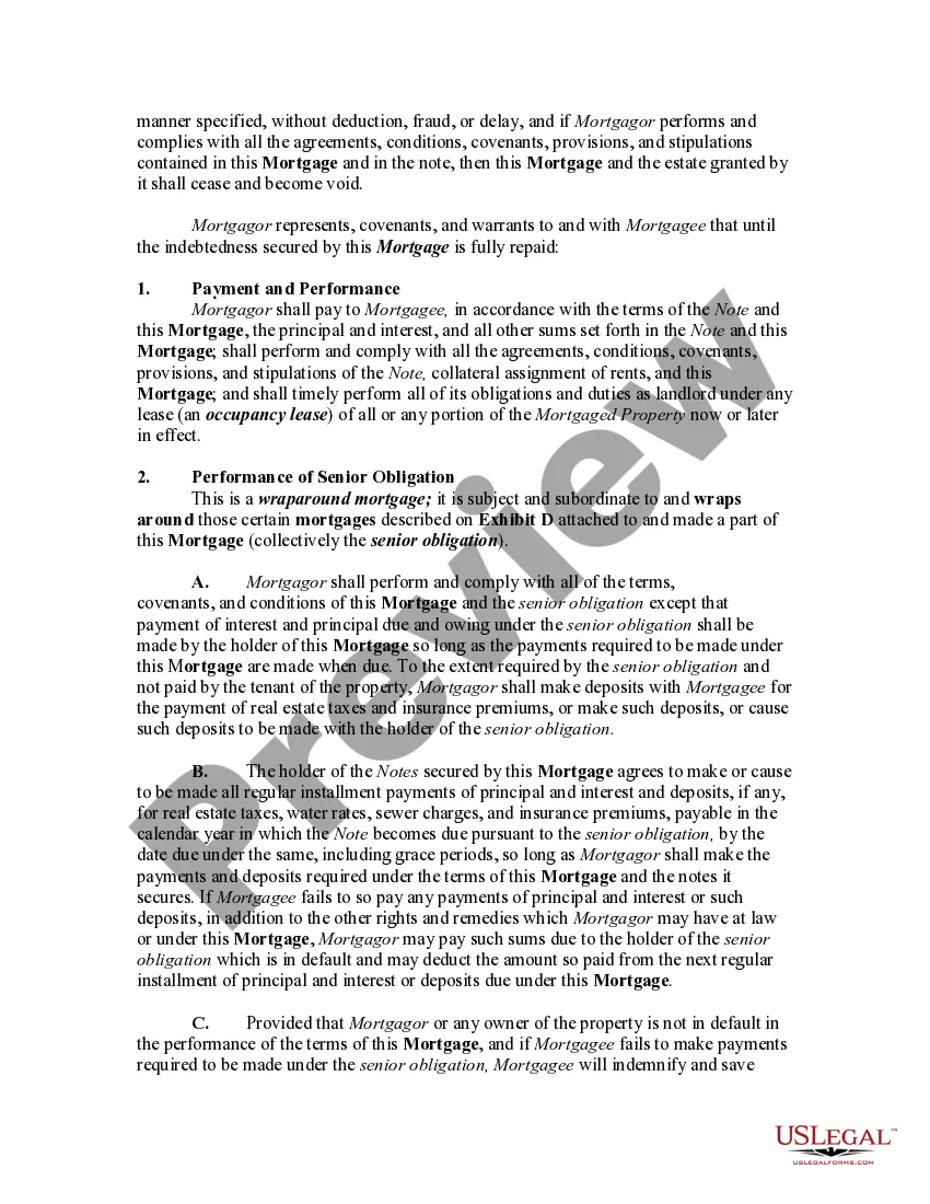 Preview Wraparound Mortgage