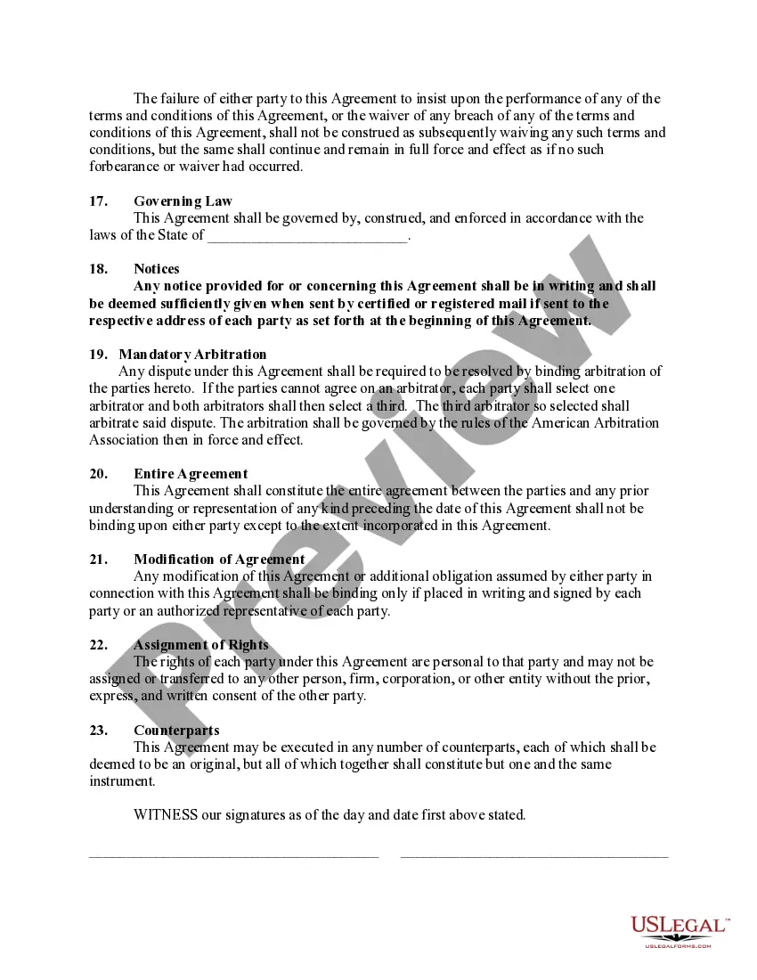 Get Contract Between a Waste Management Company and the Owner of an Apartment Complex - Self-Employed Preview Contract Between a Waste Management Company and the Owner of an Apartment Complex - Self-Employed