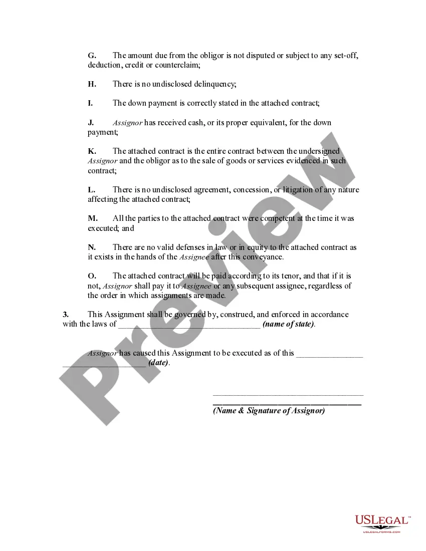 Get General Assignment of Contract Rights with Warranty Preview General Assignment of Contract Rights with Warranty
