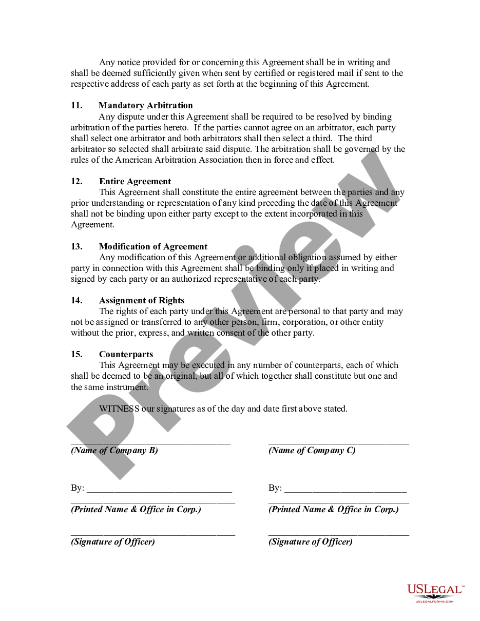 page 2 Contract Between Consultant and Advertising Agency preview