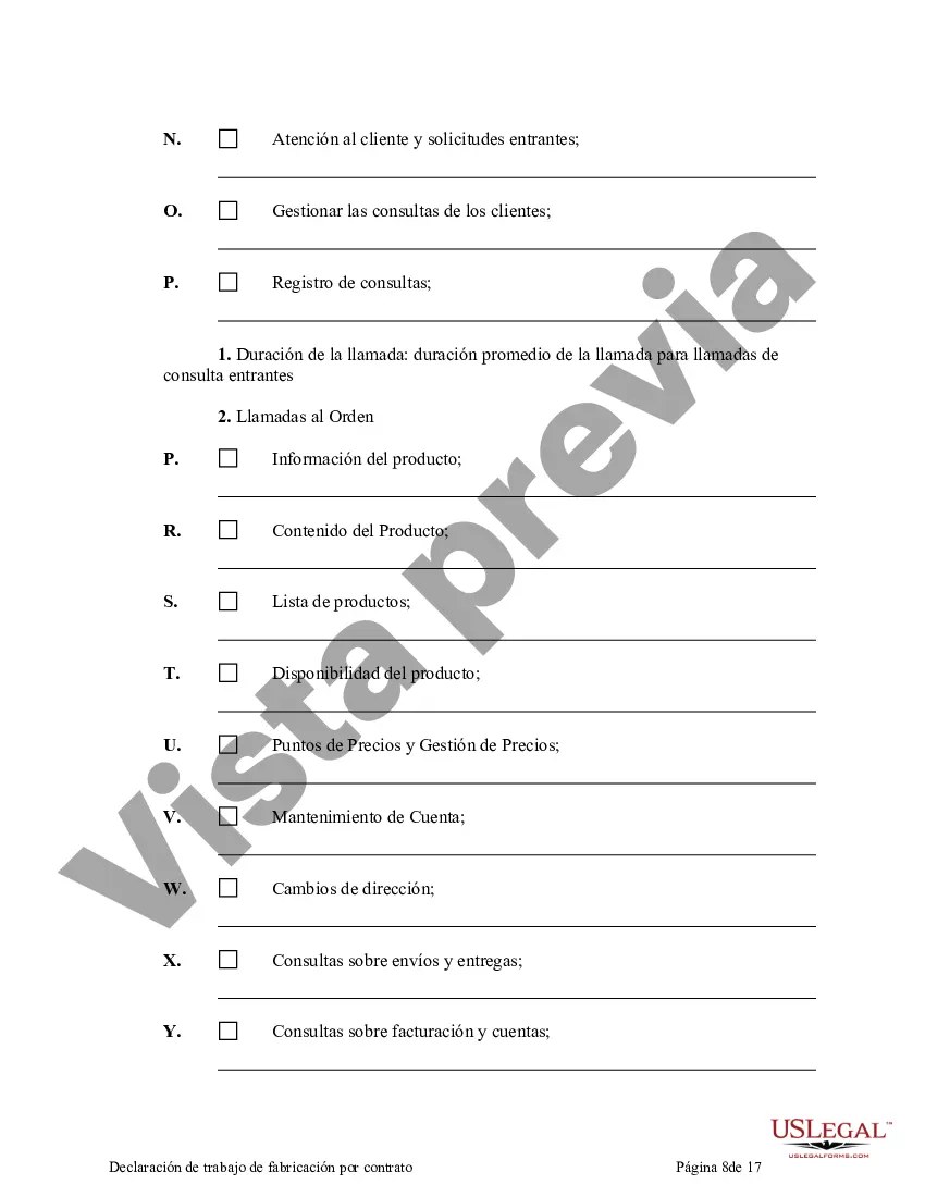 Preview Declaración de trabajo de fabricación por contrato