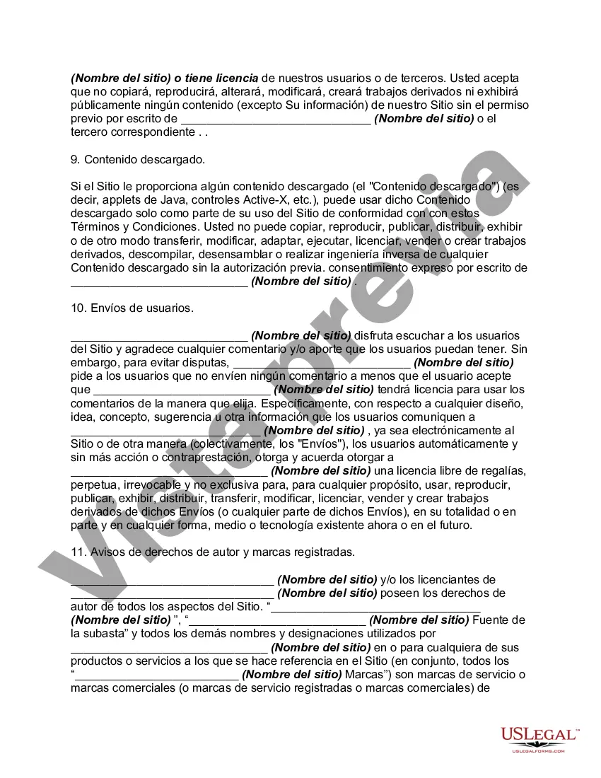 Get Acuerdo de usuario de suscripción al sitio web para el sitio web de compras y subastas en línea Preview Acuerdo de usuario de suscripción al sitio web para el sitio web de compras y subastas en línea
