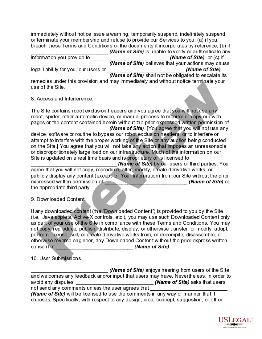 Get Website Subscription User Agreement for Online Auction and Shopping Website Preview Website Subscription User Agreement for Online Auction and Shopping Website