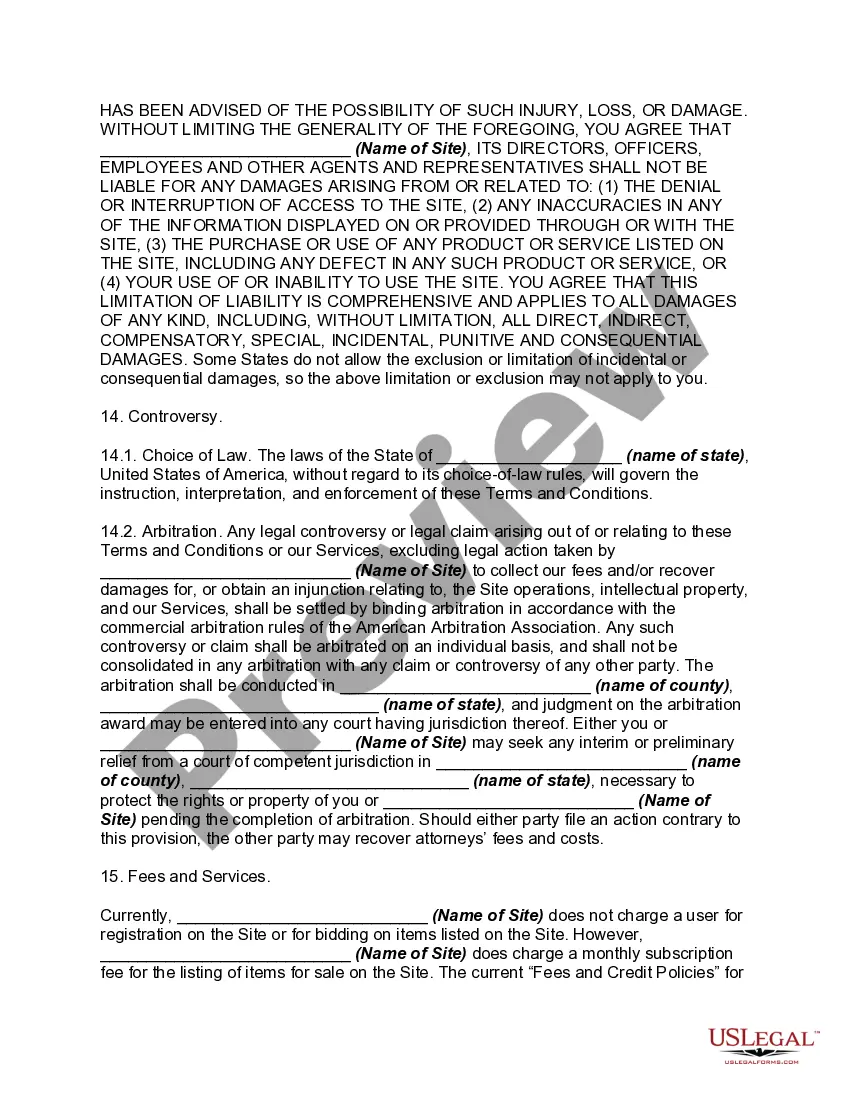 Get Website Subscription User Agreement for Online Auction and Shopping Website Preview Website Subscription User Agreement for Online Auction and Shopping Website