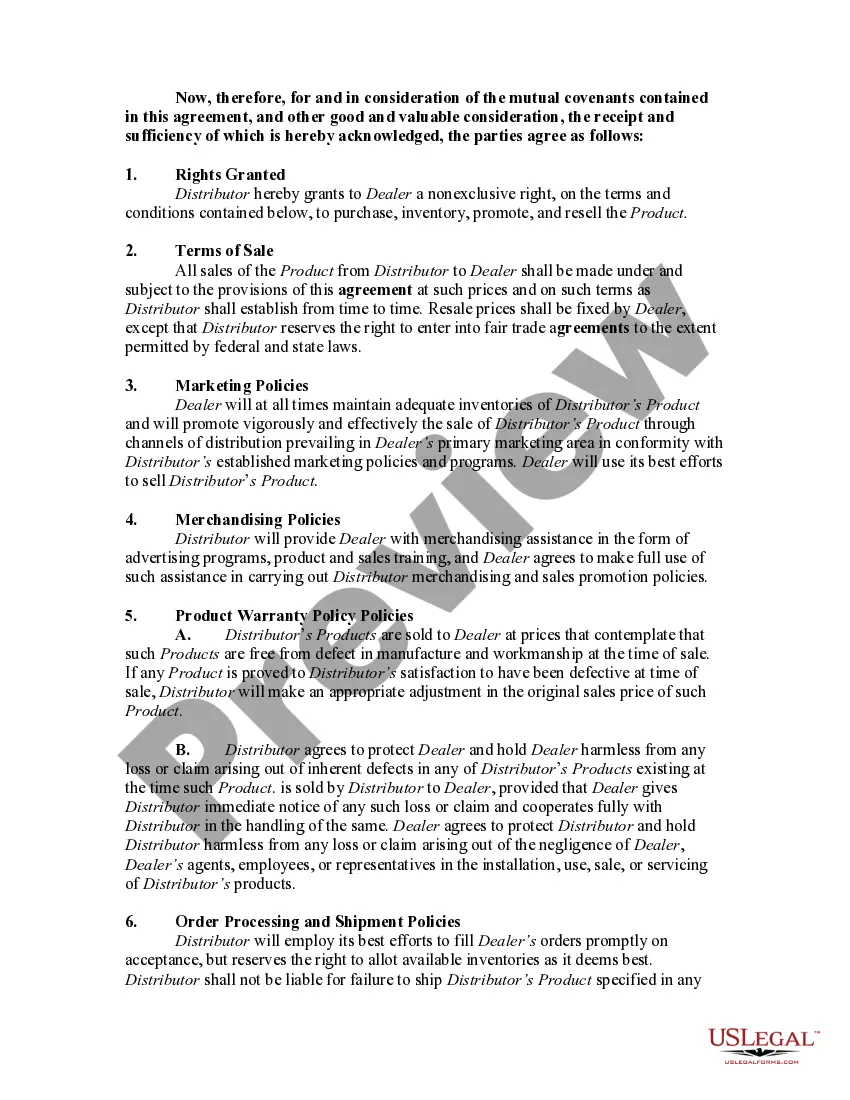 Get Agreement Between Distributor and Dealer of On-Board Scale Systems for Trucks and Trailers Preview Agreement Between Distributor and Dealer of On-Board Scale Systems for Trucks and Trailers