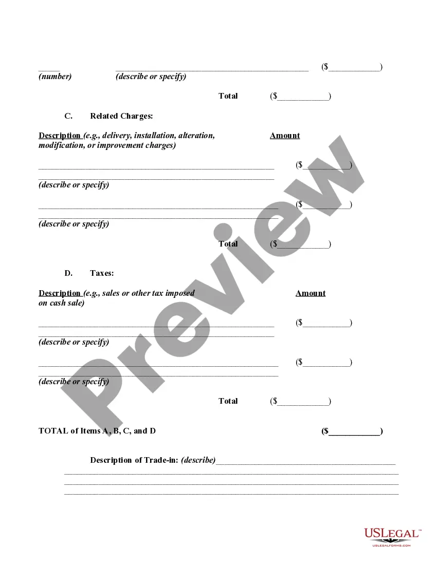 Get Retail Installment Contract and Security Agreement Preview Retail Installment Contract and Security Agreement