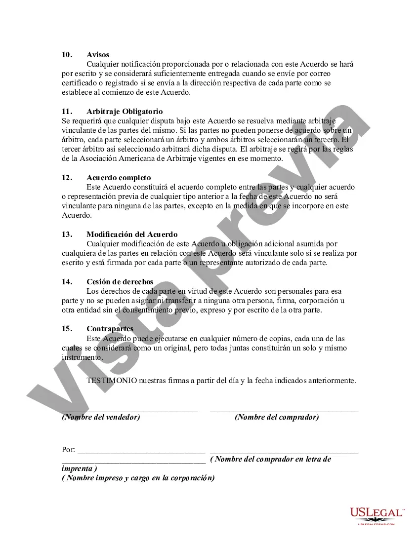 Preview Contrato de Compra y Venta de una Aeronave con Factura de Venta Adjunta como Anexo