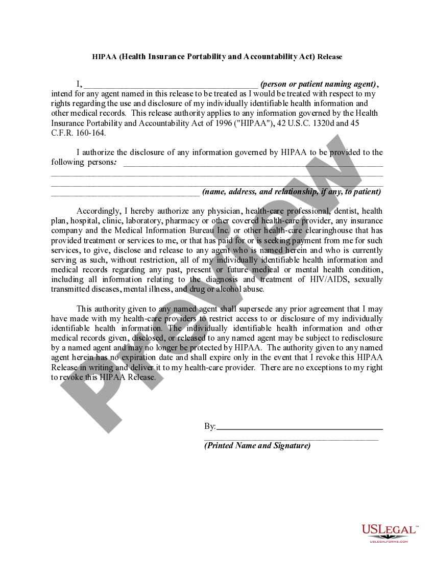 Missouri Hippa Release Form For Mental Health Release Form Health 