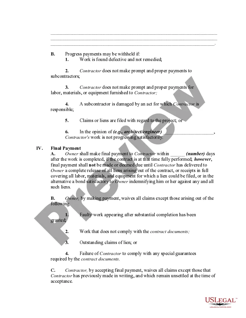 Get Contract for Construction of a Commercial Building Preview Contract for Construction of a Commercial Building