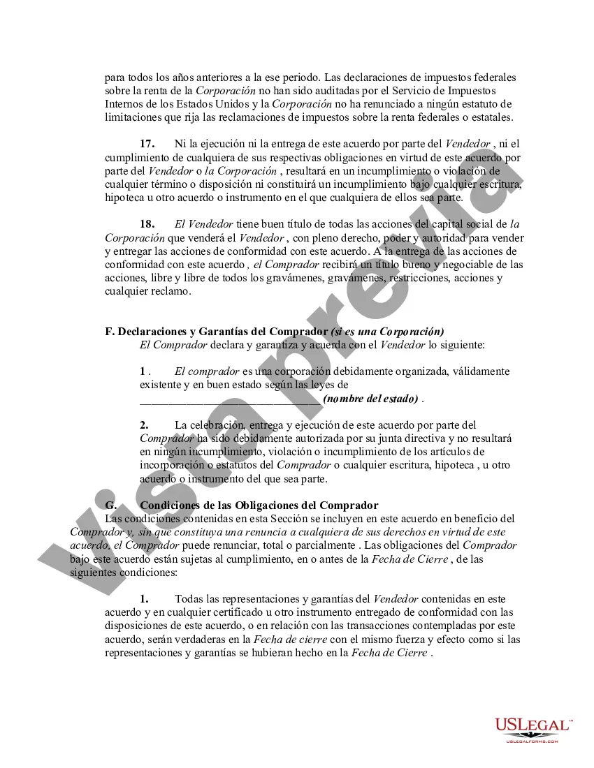 Preview Derecho de preferencia para comprar todas las acciones de la corporación del accionista único