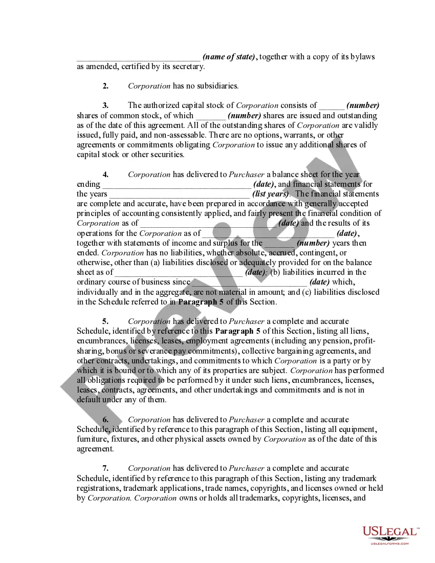Get Right of First Refusal to Purchase All Shares of Corporation from Sole Shareholder Preview Right of First Refusal to Purchase All Shares of Corporation from Sole Shareholder